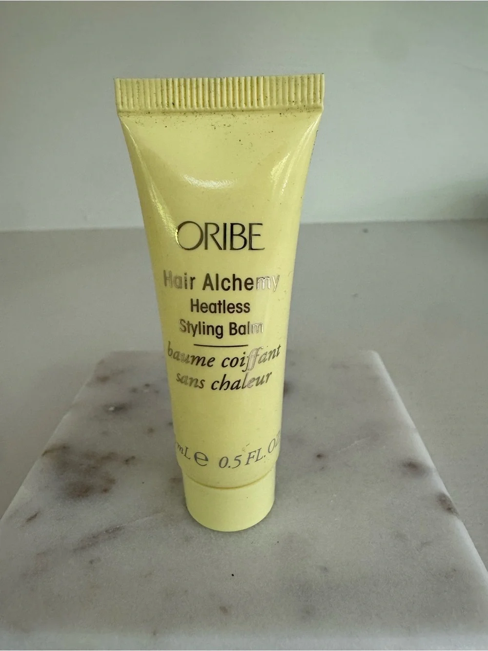 Oribe Hair Alchemy Resilience Heatless styling cream - Yellow Tube travel size